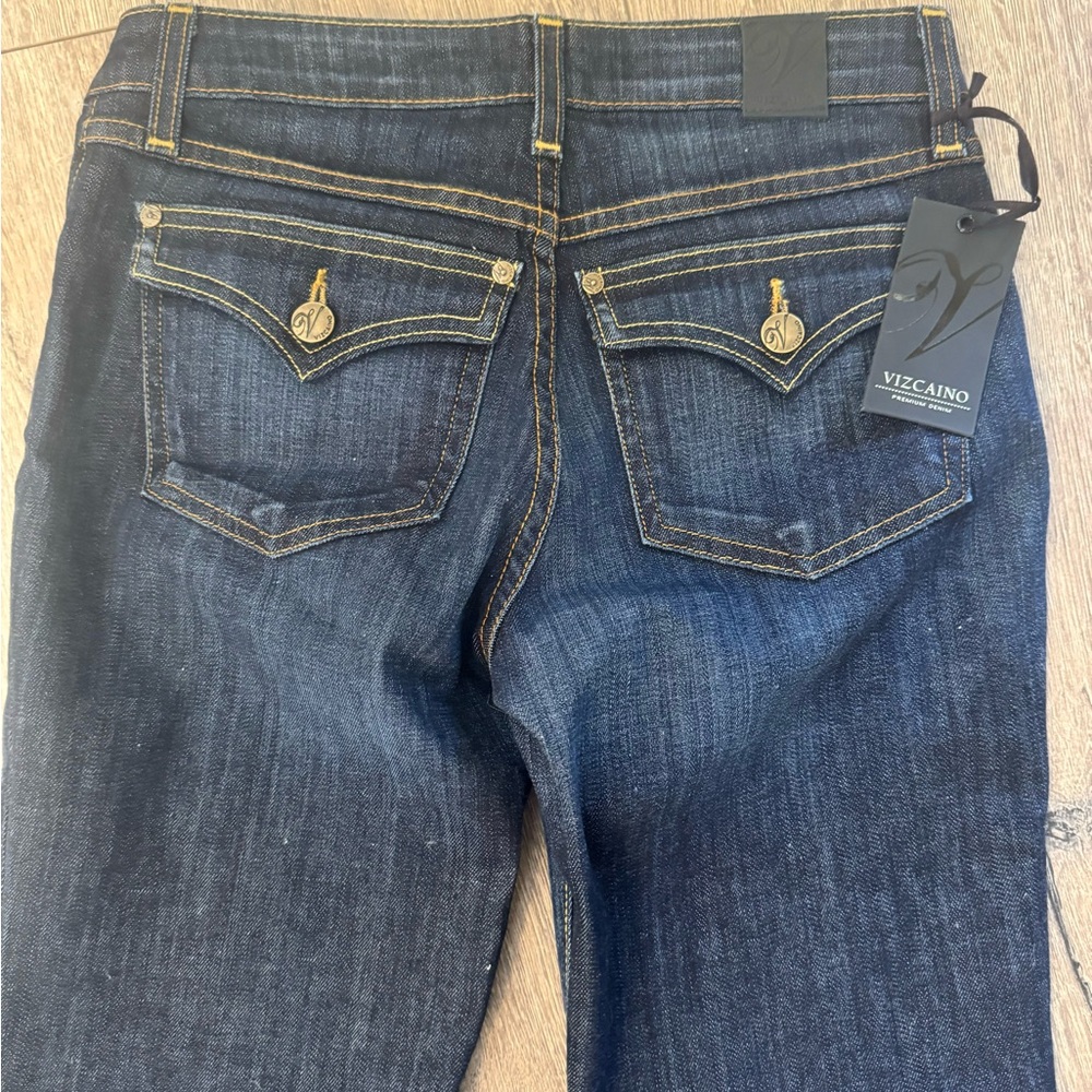 Vizcaino Women's Boot Cut Jeans - Deep Indigo NWT